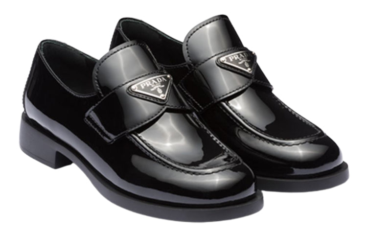 (WMNS) PRADA Patent Leather Loafers 'Black' 1D168N_069_F0002_F_025