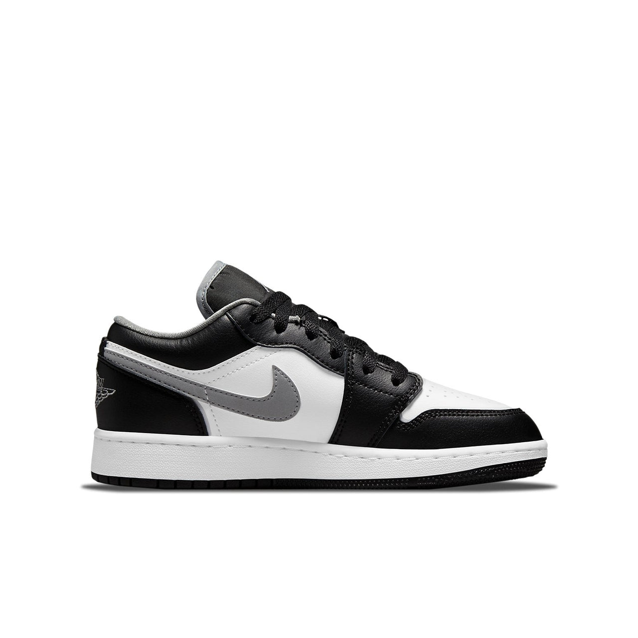 (GS) Air Jordan 1 Low 'Black Medium Grey' 553560-040