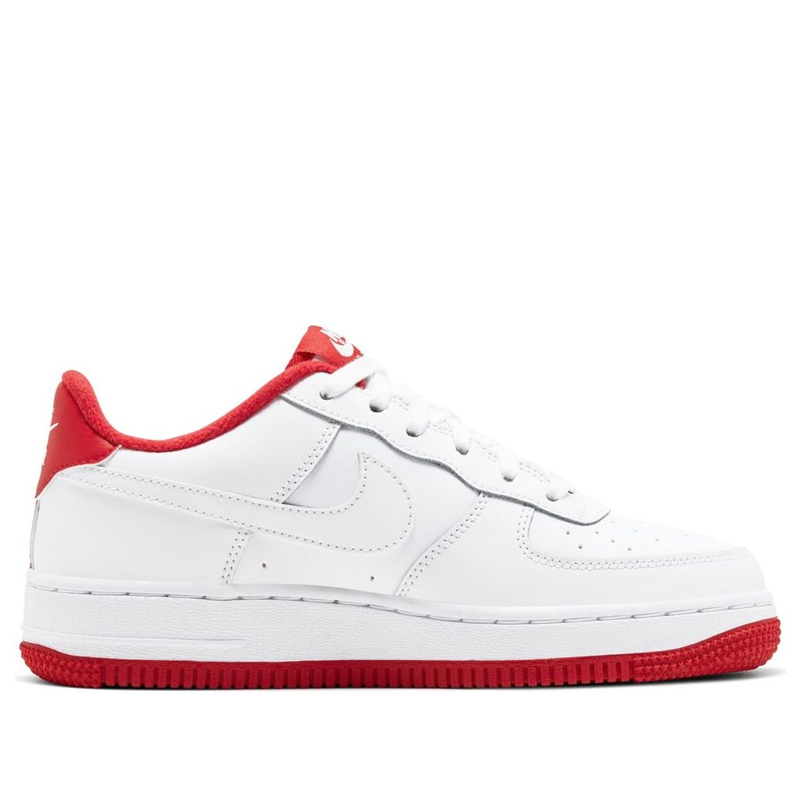 (GS) Nike Air Force 1 'White University Red' CD6915-101