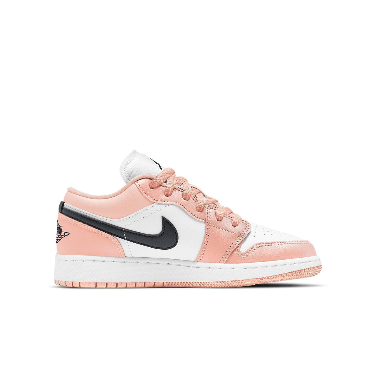 (GS) Air Jordan 1 Low 'Light Arctic Pink White' 553560-800
