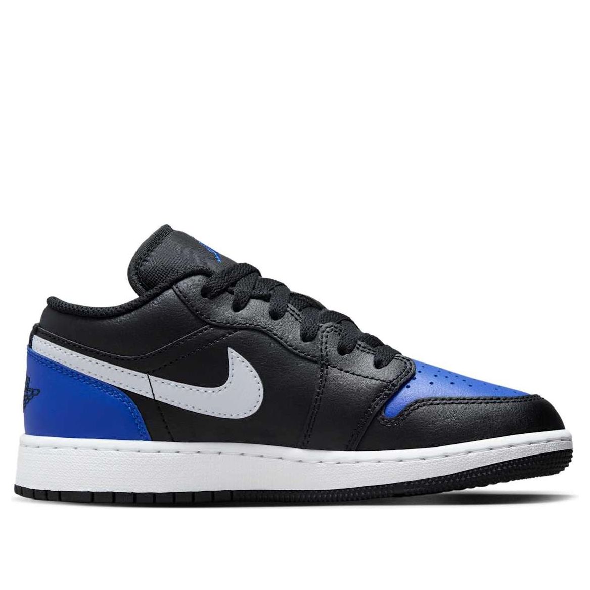 (GS) Air Jordan 1 Low 'Black Game Royal White' 553560-042