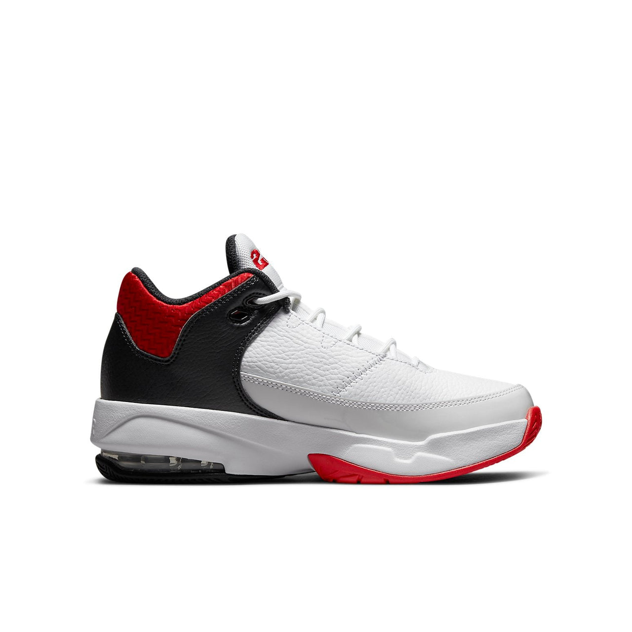 (GS) Air Jordan Max Aura 3 Mid-Top Black/White/Red DA8021-160