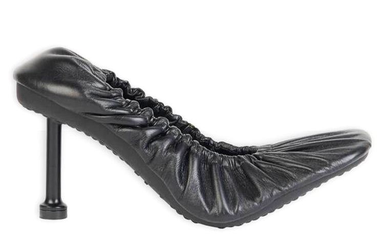 (WMNS) Balenciaga 80mm Tug Pump Heels 'Black' 656601WA2M01000