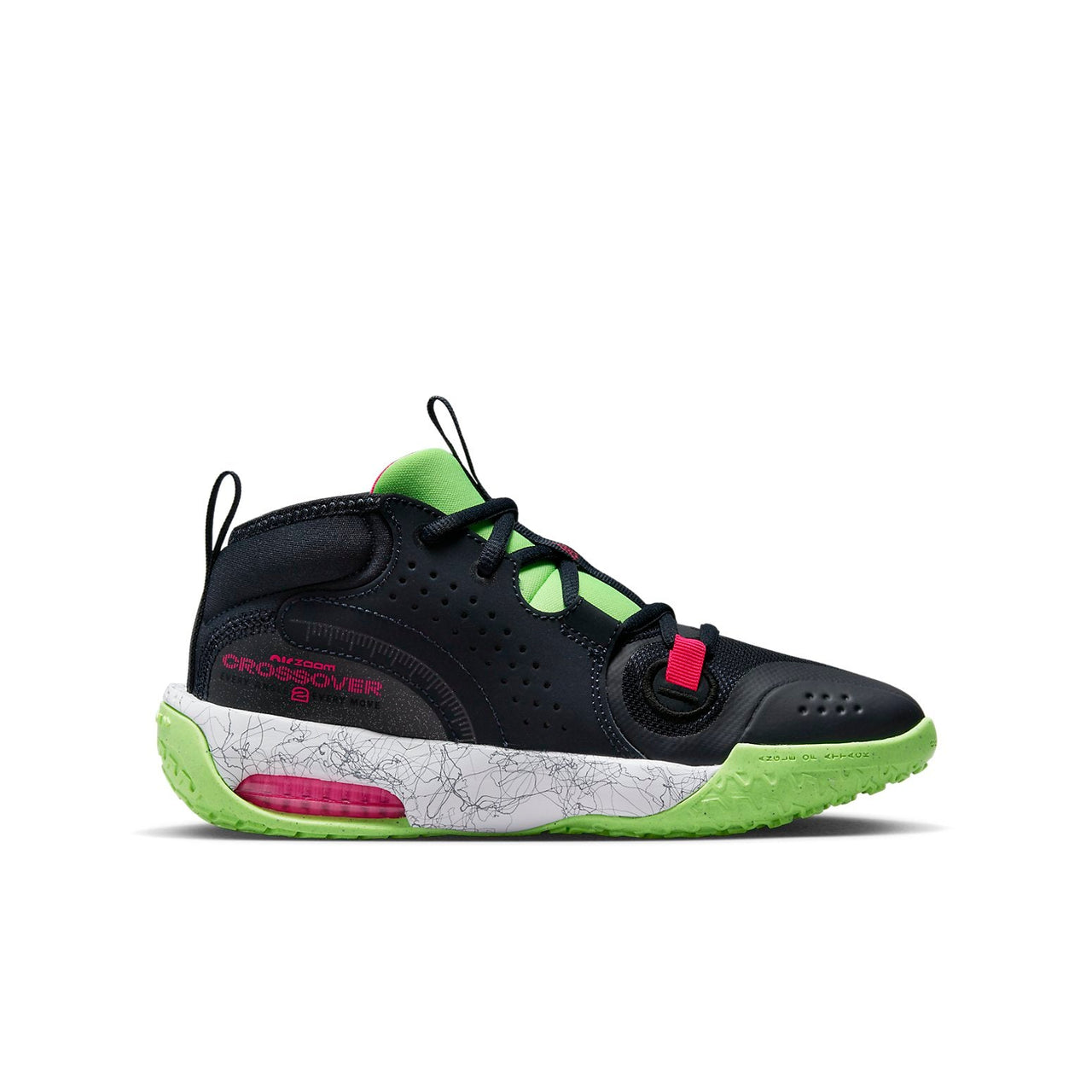 (GS) Air Zoom Crossover 2 'Dark Obsidian Lime Blast' FB2689-400