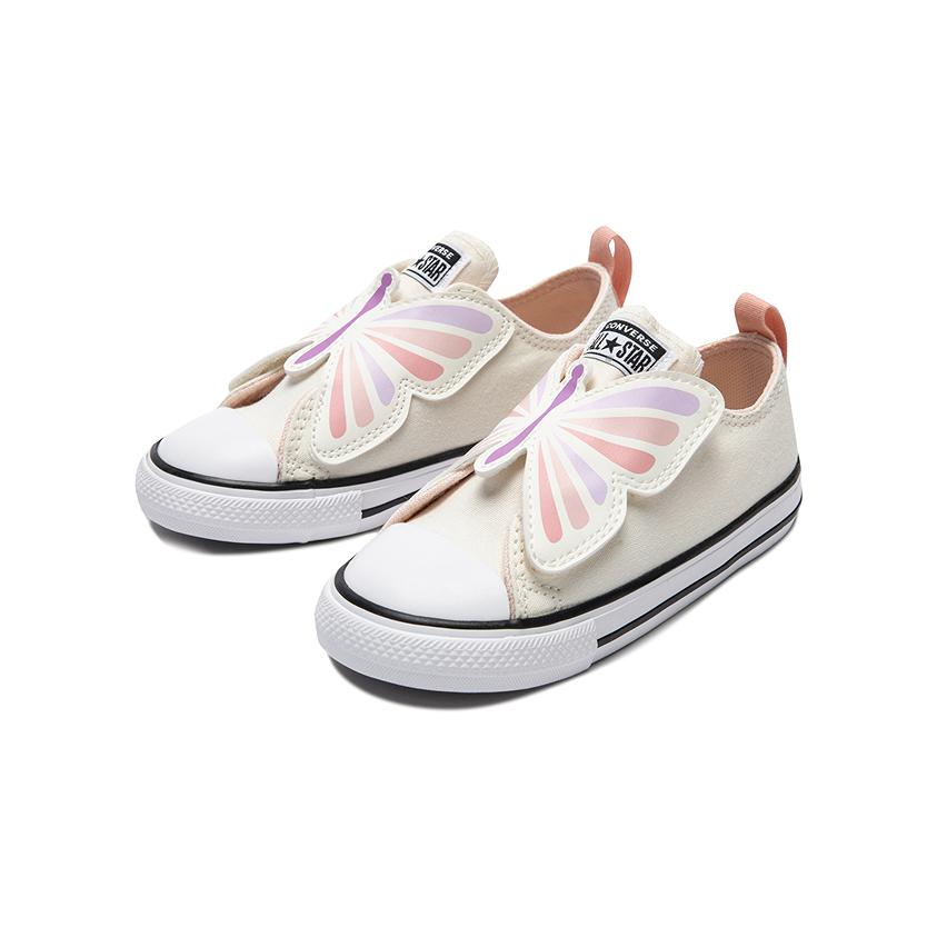 (GS) Converse Chuck Taylor All Star Easy On Butterflies Low Top 'Beige White' A08831C