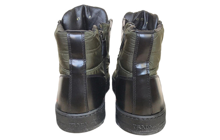 PRADA Ankle Boots Men Green