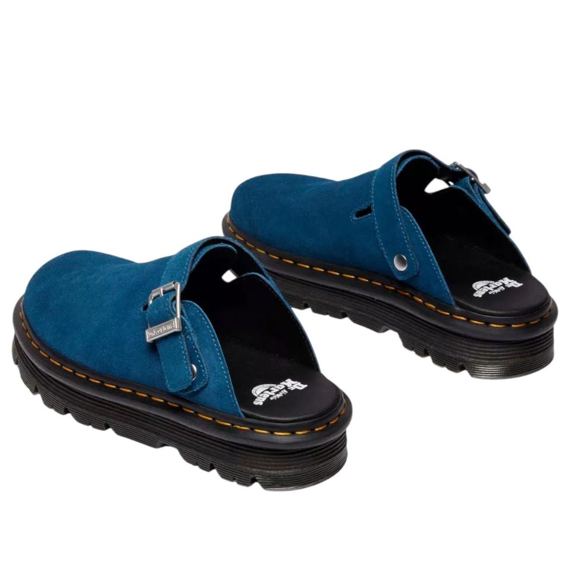 Dr. Martens Zebzag Suede Mules 'Neptune Blue' 31937401