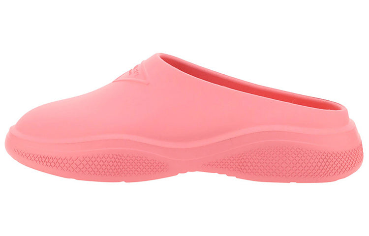 PRADA Rubber Slippers Pink Women's