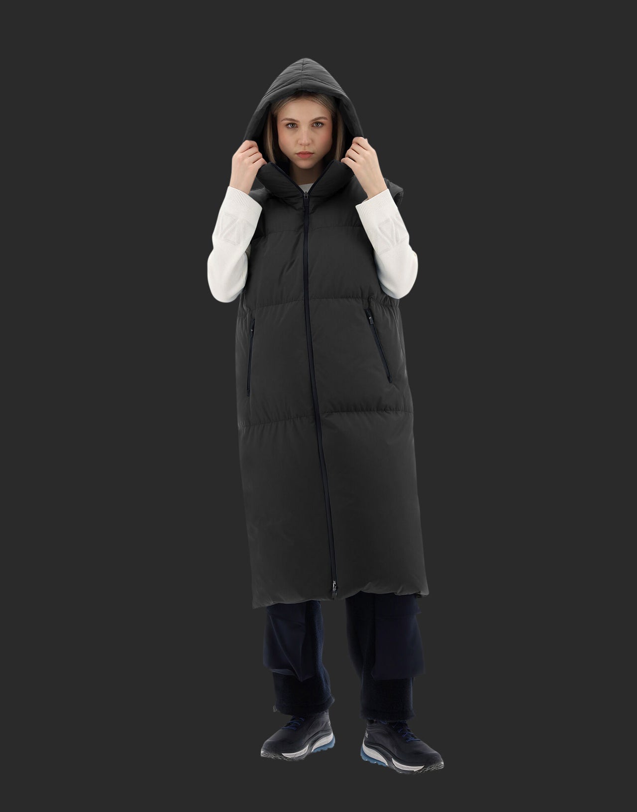 Herno Women's Vest Pi00273Dl-11106-9489