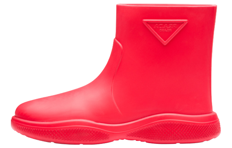 PRADA Ankle Boots Men Red
