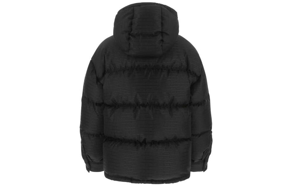 PRADA Zip Up Padded Jacket Black