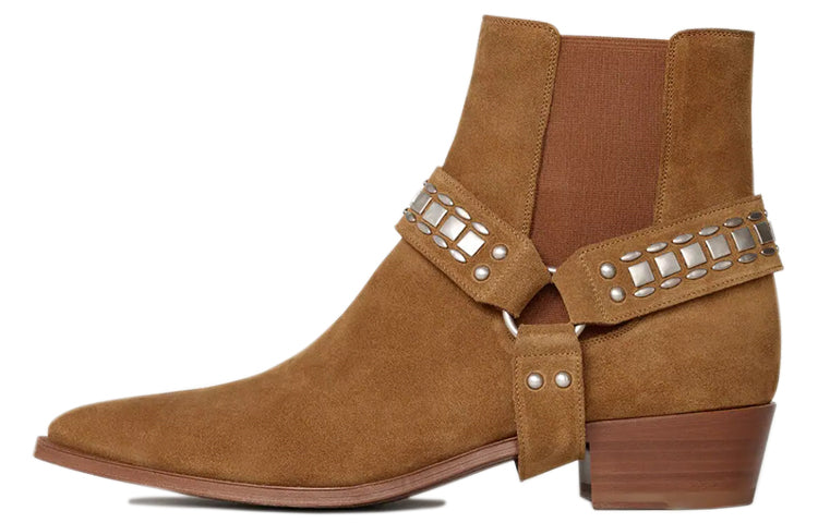 CELINE Ankle Boots Men's Tortoiseshell