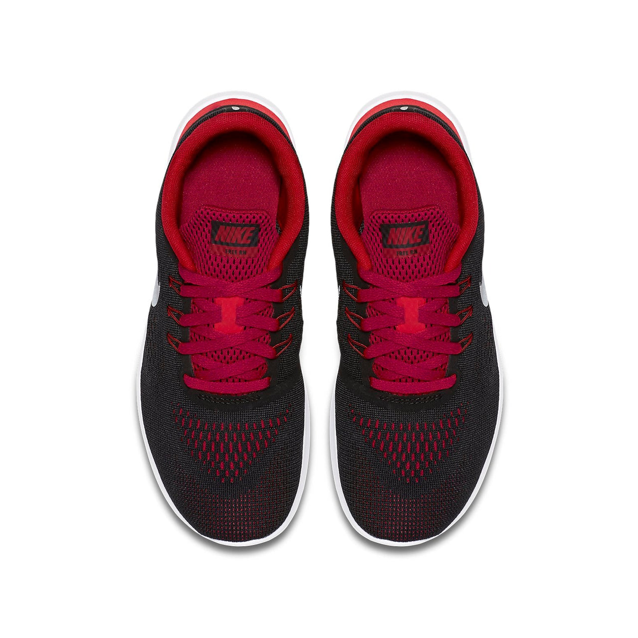 (GS) Nike Free RN 'Black Red' 833989-003