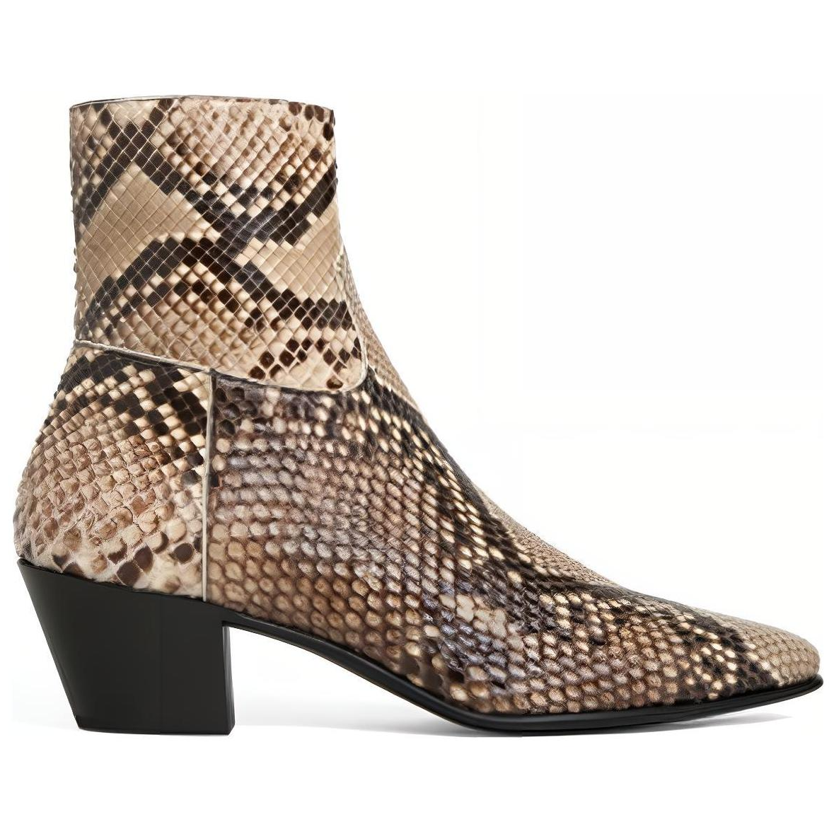 CELINE Ankle Boots Men's Natural Color