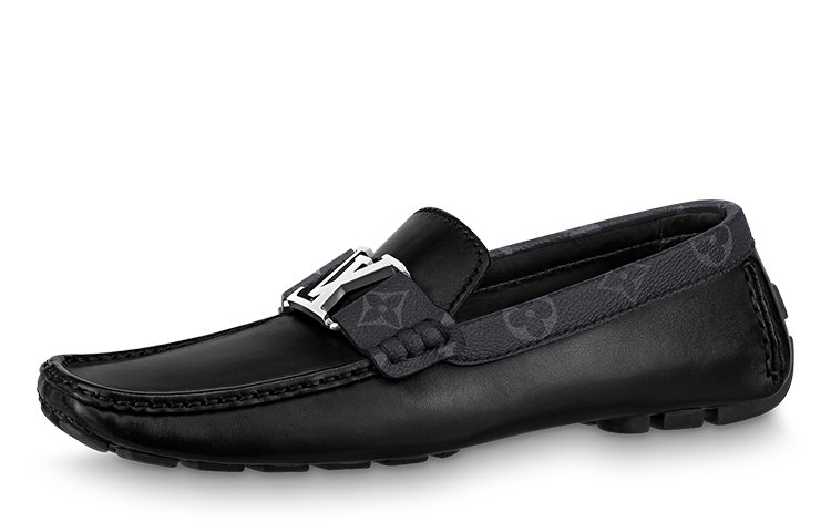 LOUIS VUITTON Monte Carlo Loafers Men's Black