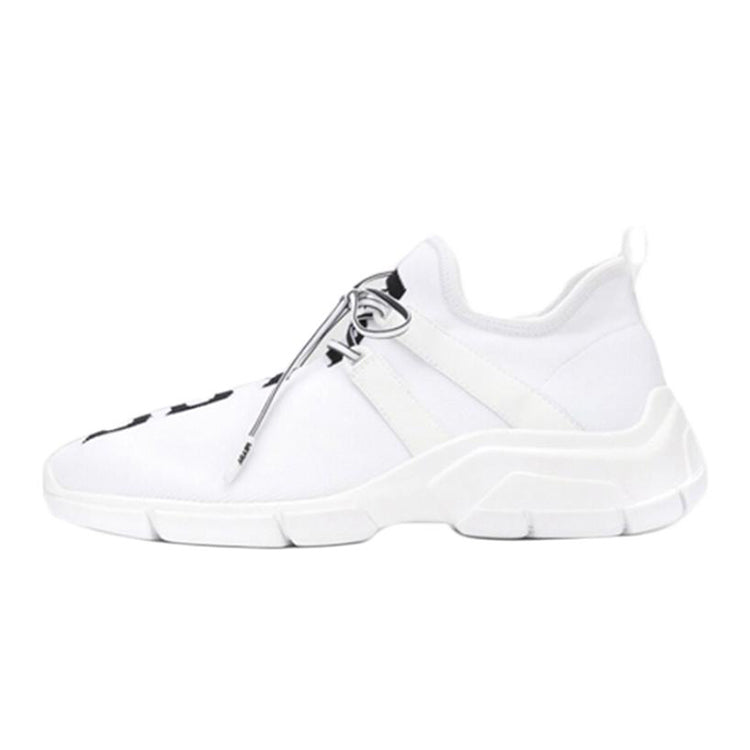 PRADA Anti-Slip Wear-Resistant Low-Top Casual Shoes Women's White