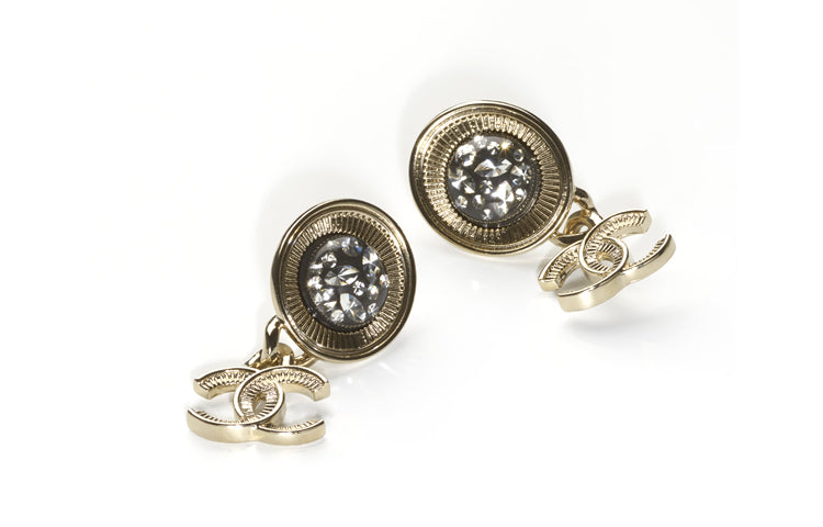 CHANEL Earrings Women's Gold