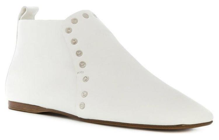 CELINE Ankle Boots Women's White