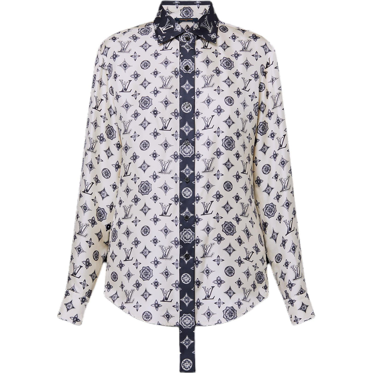 LOUIS VUITTON Monogram Silk Shirt