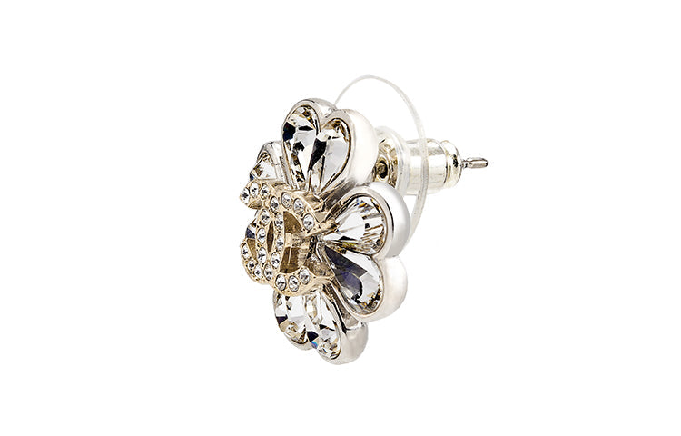 CHANEL Earrings Women's Silver