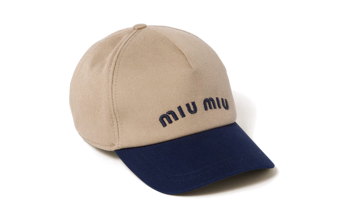 MIU MIU Drill Baseball Cap