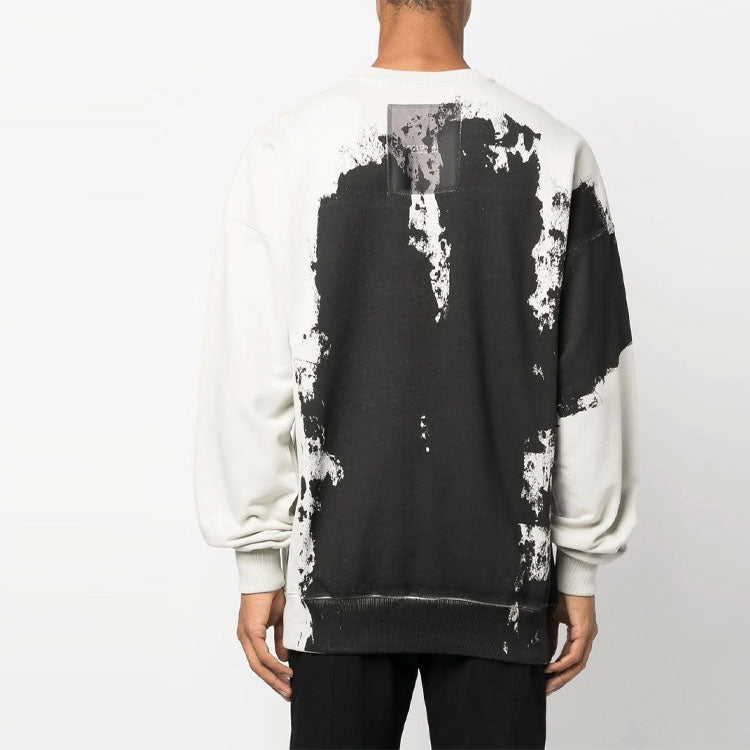 A-COLD-WALL* Cotton Relaxed Crewneck Sweatshirt 'Black White' ACWMW087BLACK
