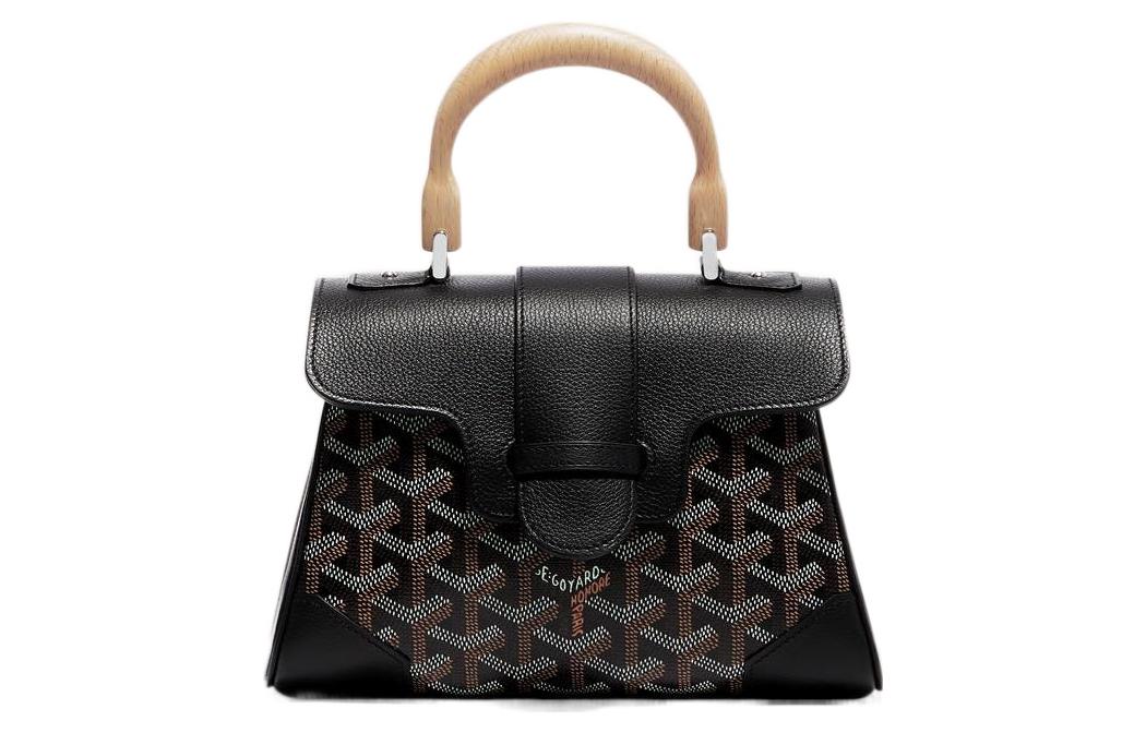 GOYARD Saigon Beech Wood Canvas With Leather Small Waste Bag Lady Bag One Shoulder Handbags Mini Women's 11 Colors