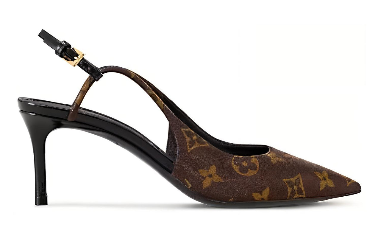 LOUIS VUITTON Chérie High Heels Women's Brown