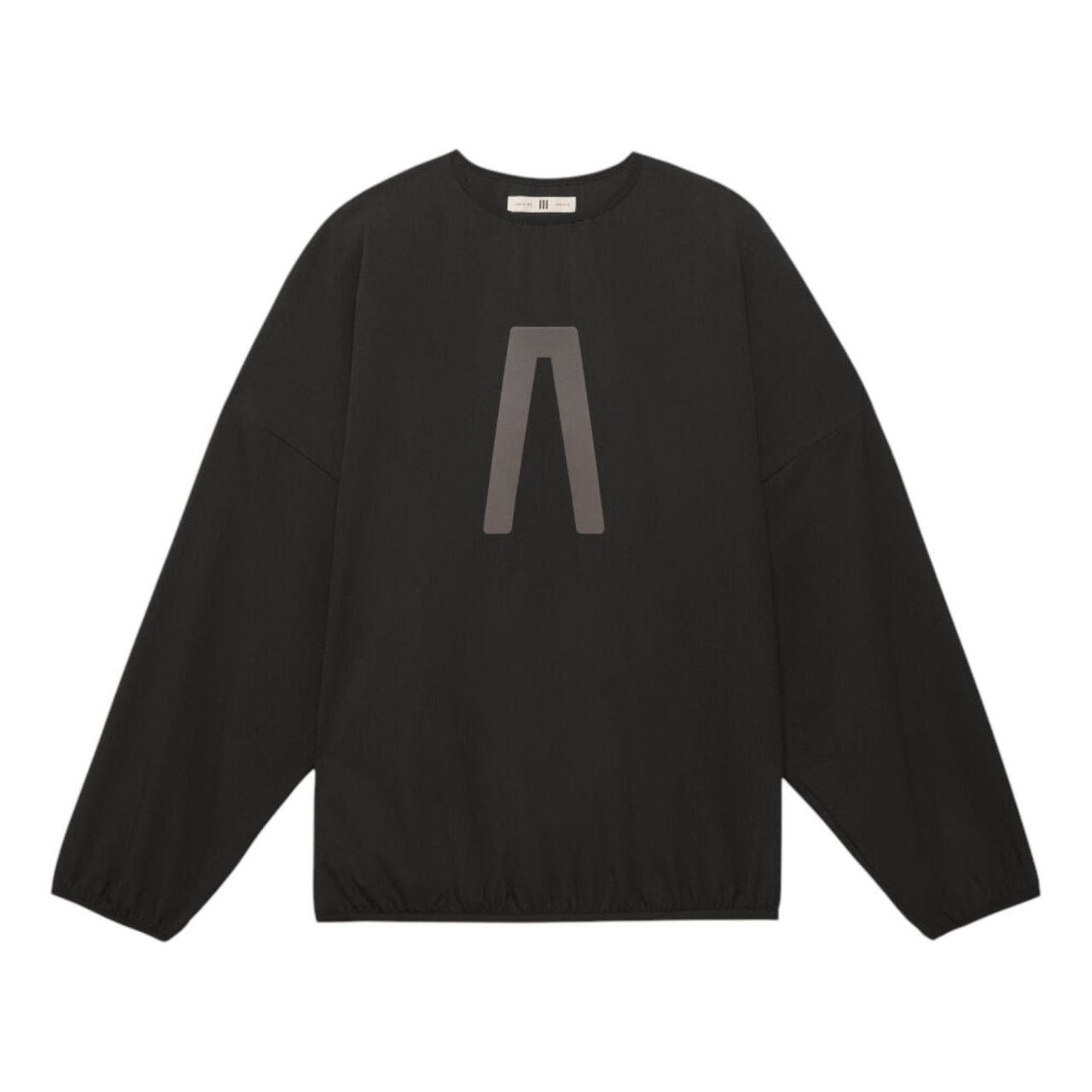 adidas x FEAR OF GOD ATHLETICS Meltaway Oversized Long-Sleeve T-Shirt 'Jet Black' JZ7376
