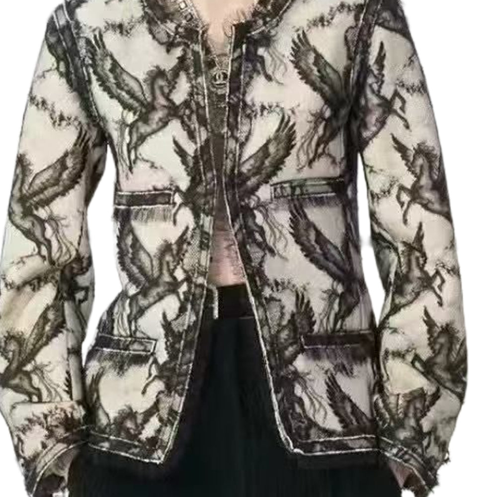 CHANEL Jackets Coats Women's White