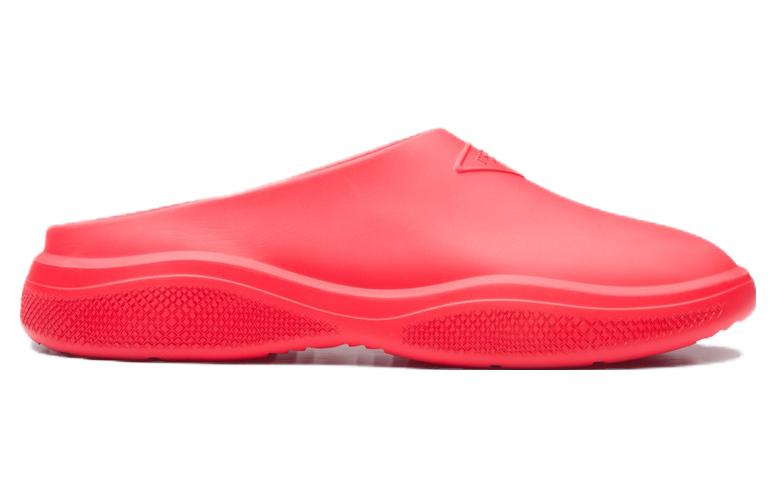 PRADA Foam Rubber Mule Red