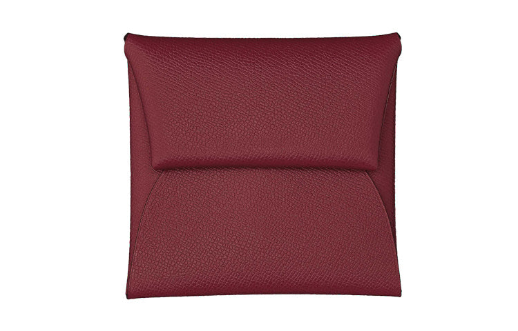 HERMES Bastia Epsom Calfskin Wallet Women's Hermes Red