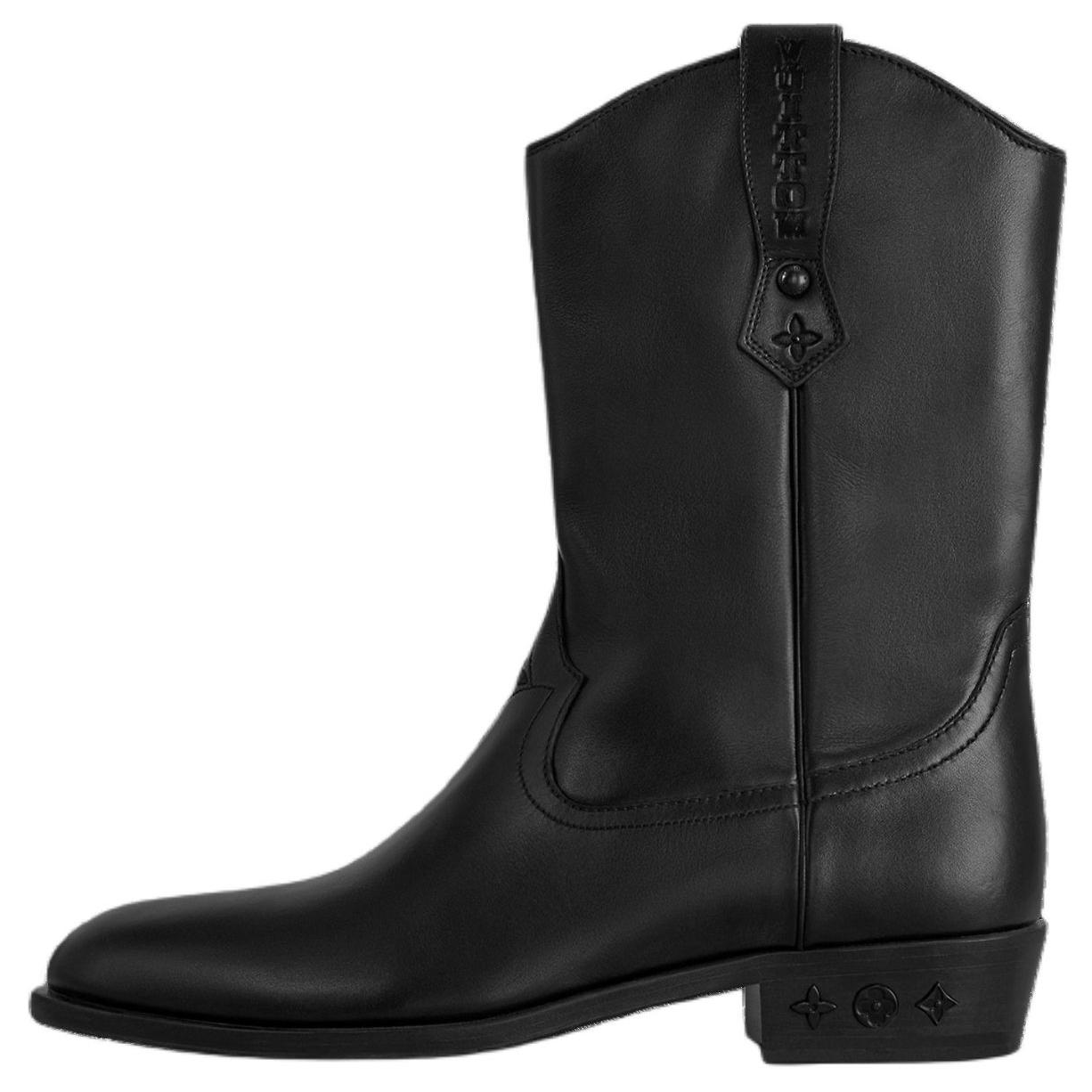 LOUIS VUITTON Rider Ankle Boots Men's Black