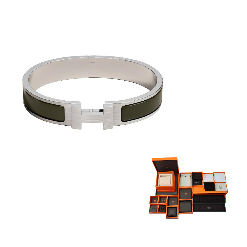 HERMES - Bangles Unisex Dark Green