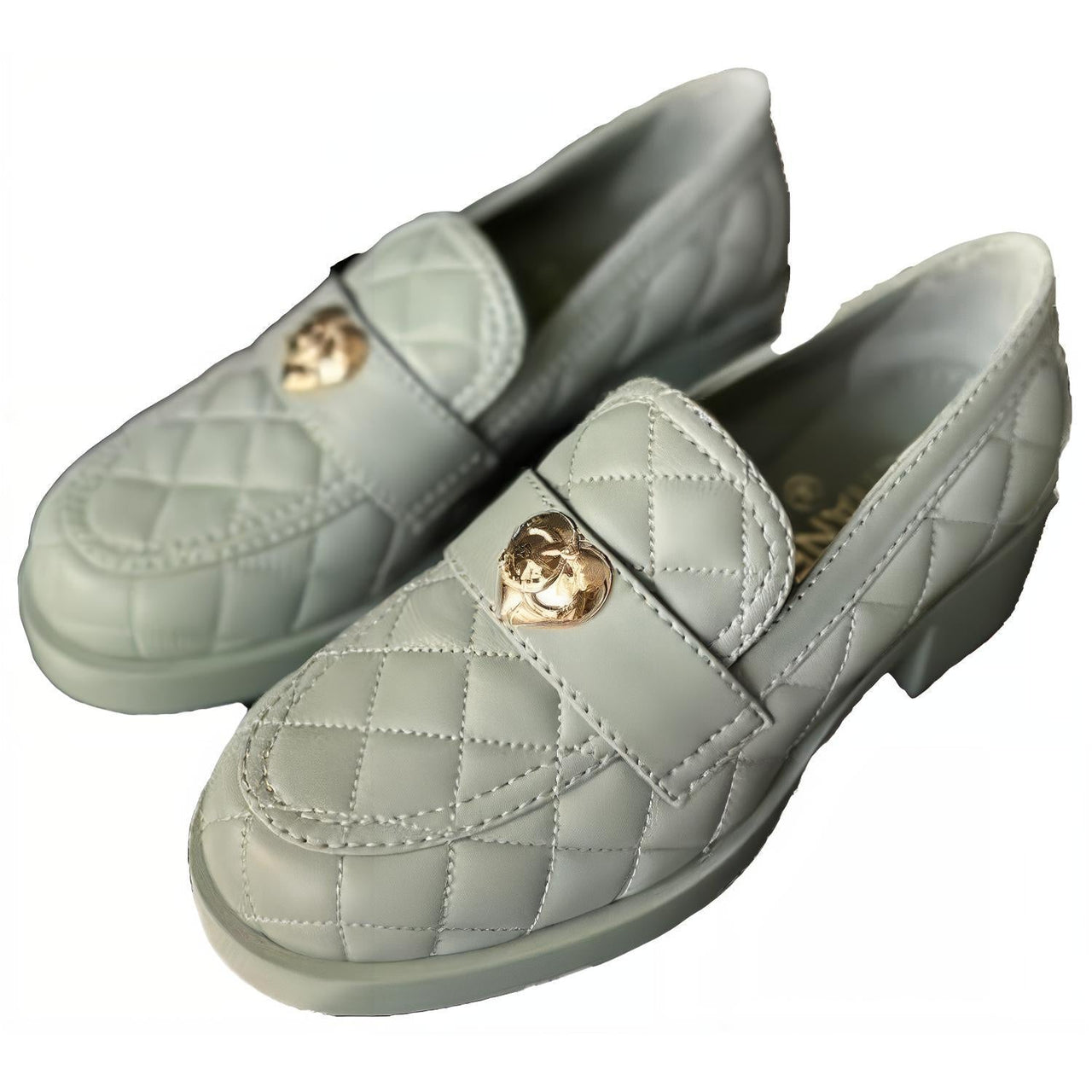 CHANEL Loafers Women's Blue