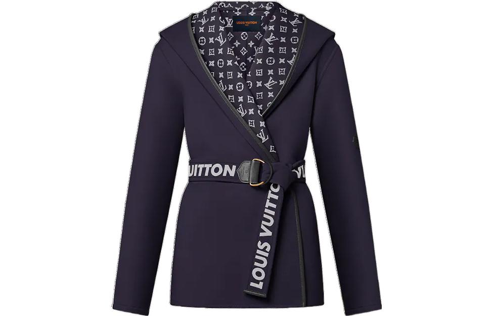 LOUIS VUITTON Signature Double Face Short Wrap Coat