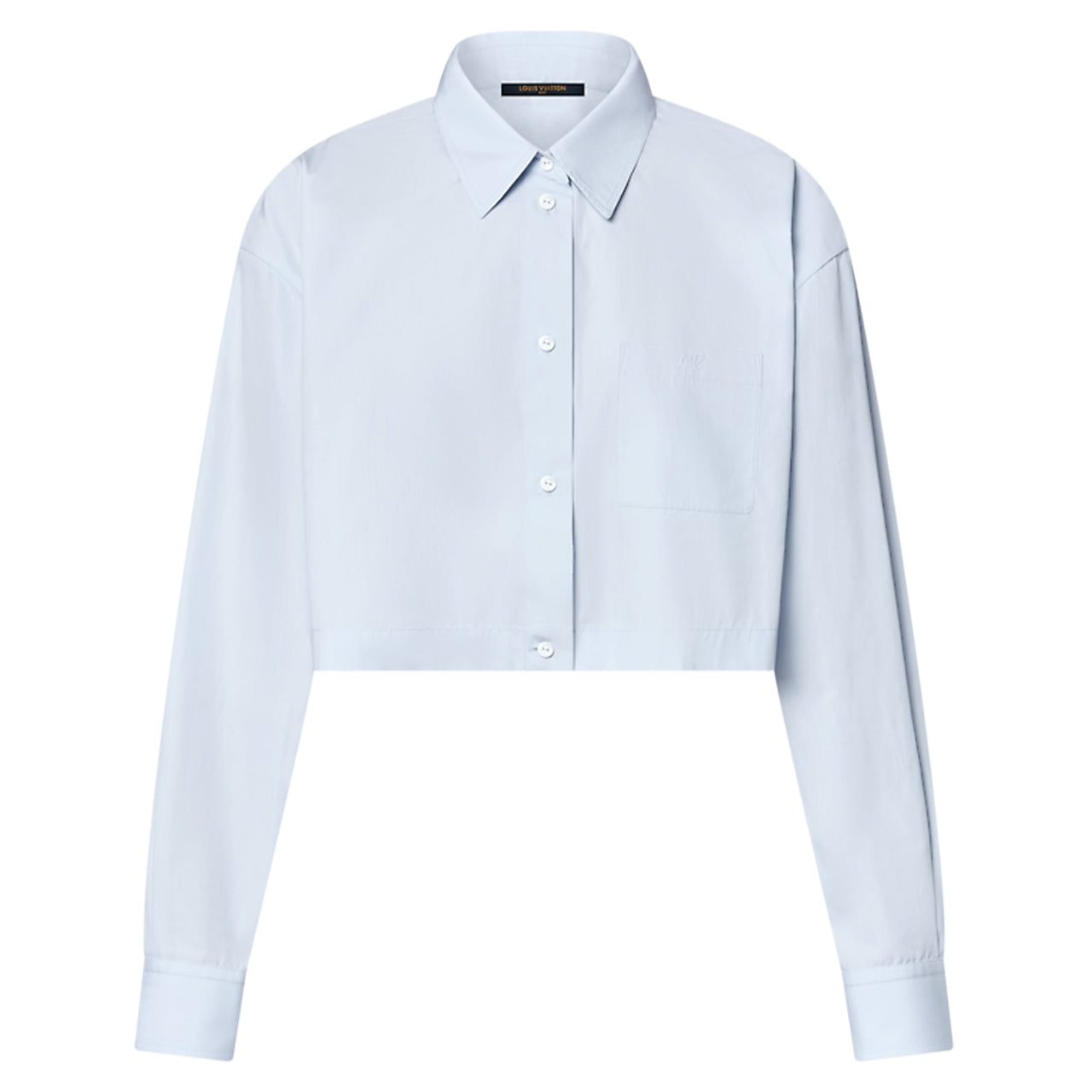 LOUIS VUITTON Cropped Cotton Poplin Shirt