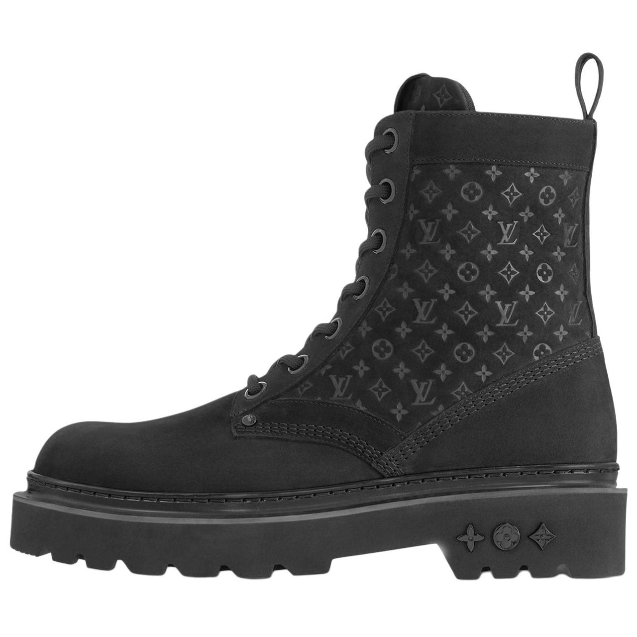 LOUIS VUITTON Ranger Ankle Boots Men's Black