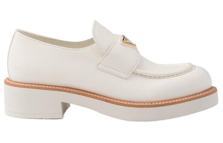 PRADA Loafers 3cm Women's White