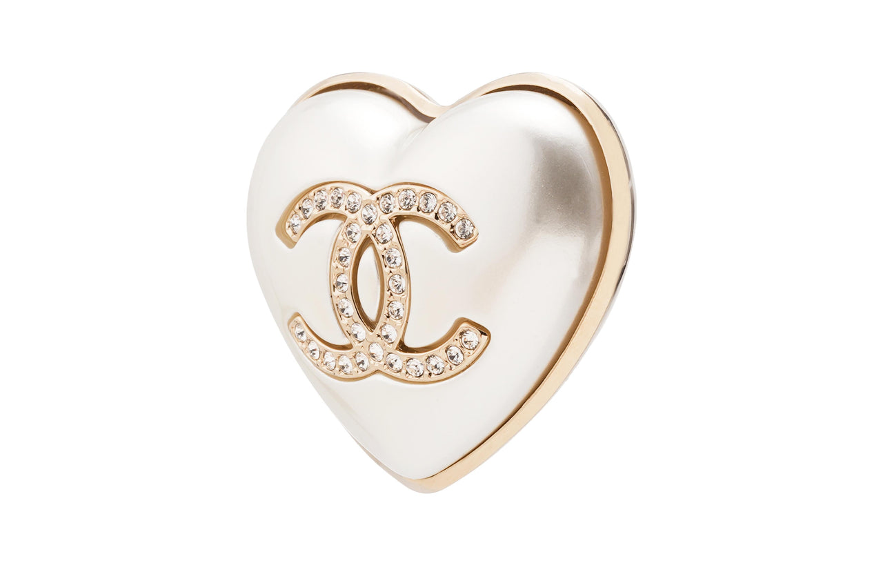CHANEL Brooches Women's White