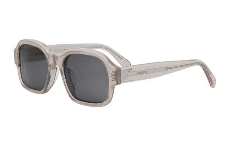 CELINE Acetate Irregular Shape Sunglasses Men's Gray