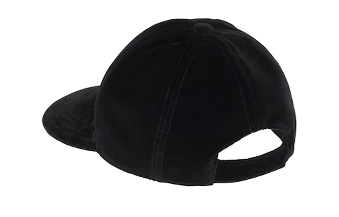 MIU MIU Cotton Baseball Caps Women's Black