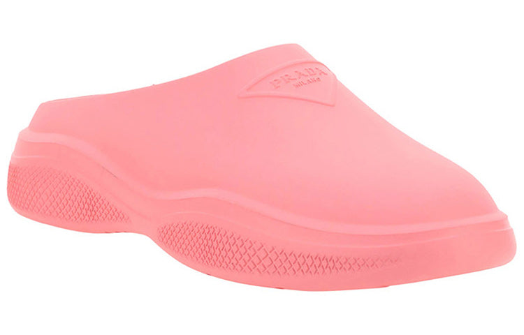 PRADA Rubber Slippers Pink Women's