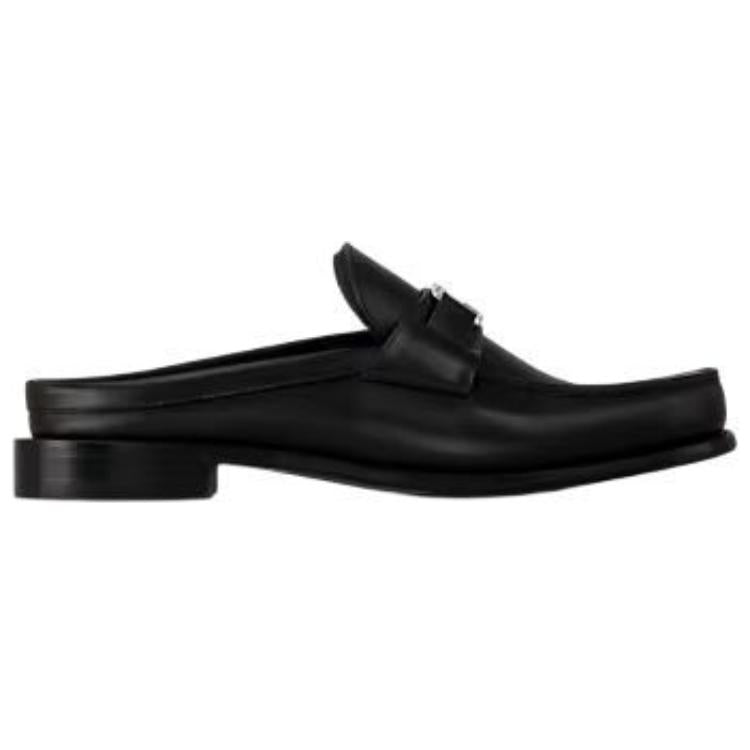 LOUIS VUITTON Major Wrap-toe Slippers Men's Black