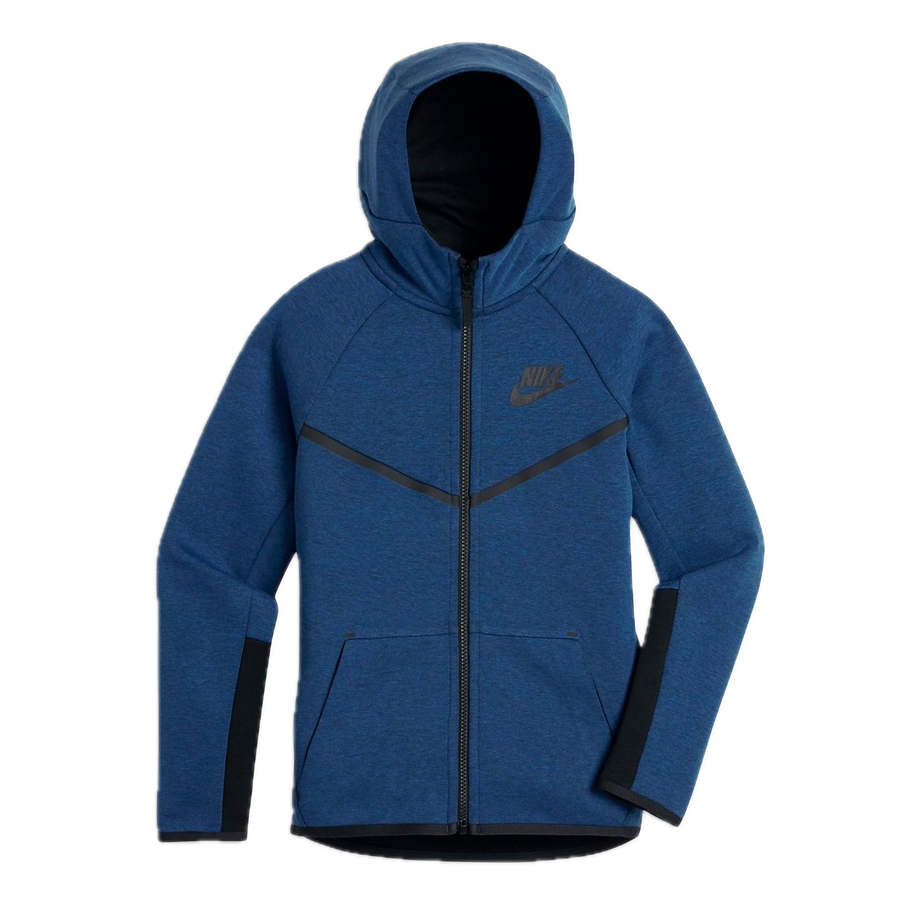(GS) Nike Tech Fleece Windrunn Hoodie 'Blue' 856191-431