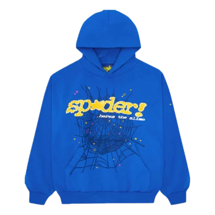 Sp5der Hoodie 'TC Blue' SP5-MBLU-HD