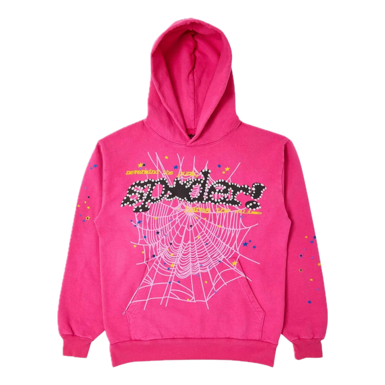 Sp5der P*nk V2 Hoodie 'Pink' SP5-MGSP5-HD
