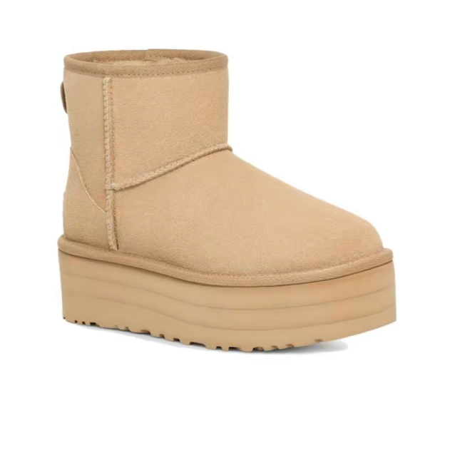 (WMNS) UGG Classic Mini Platform 'Mustard Seed' 1134991-MDSD