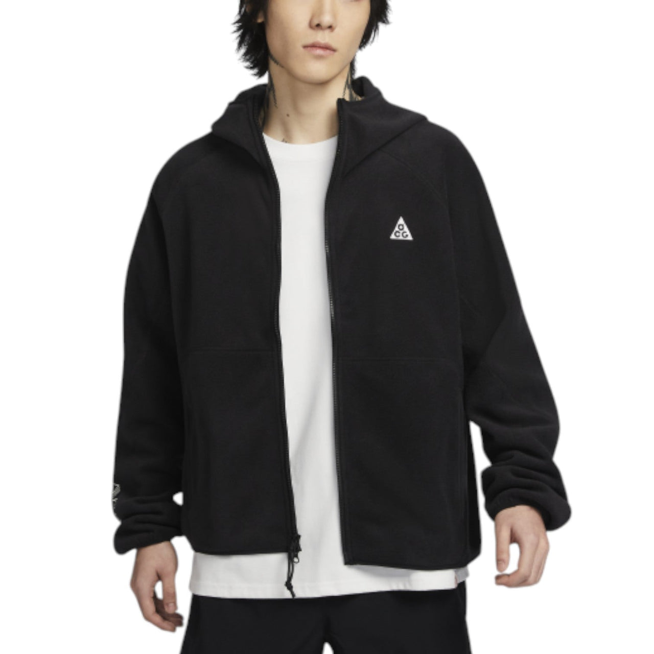 Nike ACG Wolf Tree Full-Zip Hoodie 'Black' HJ2461-010