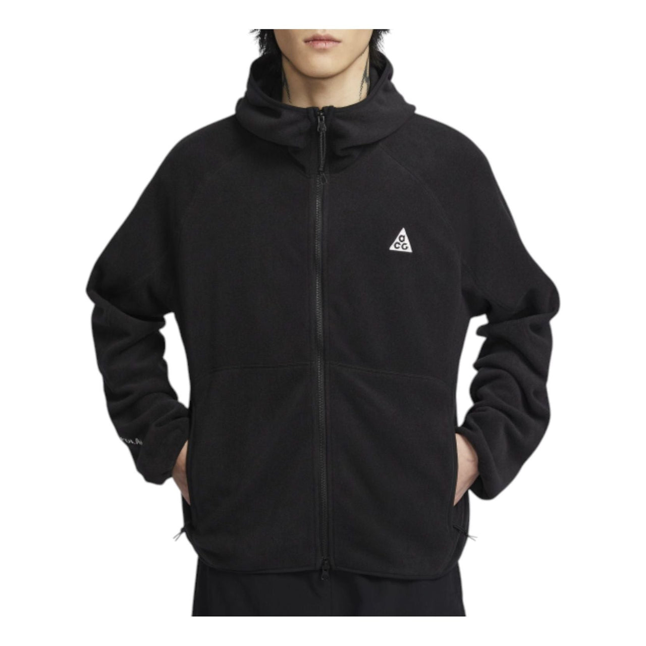 Nike ACG Wolf Tree Full-Zip Hoodie 'Black' HJ2461-010